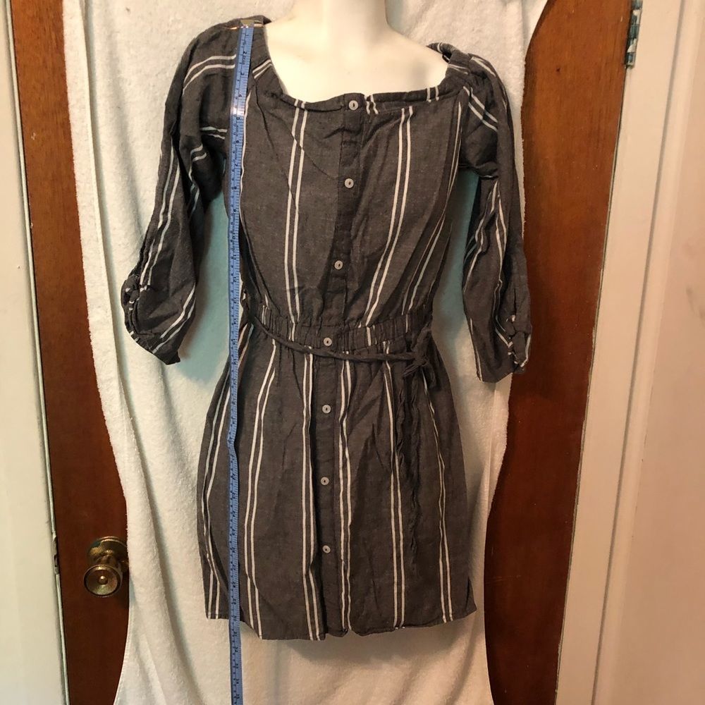 Japna  Size S grey / white stripe